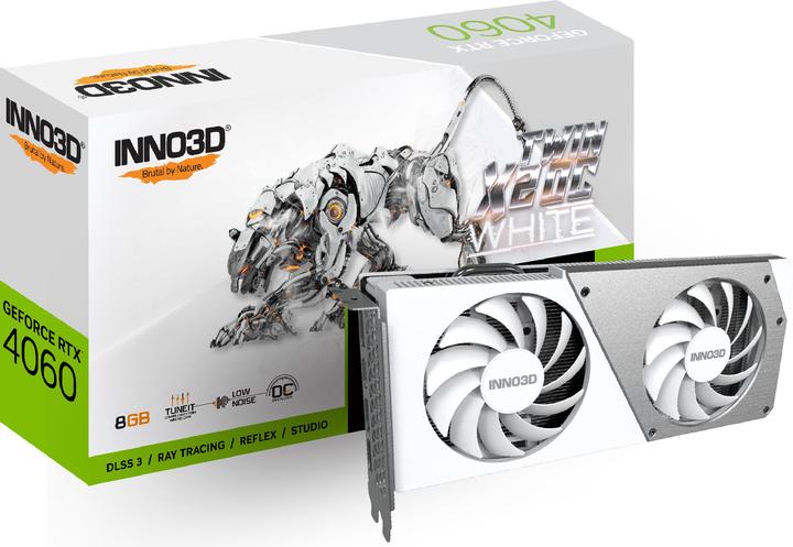 Actual product image Inno3D GeForce RTX 4060 TWIN X2 OC (8 GB)