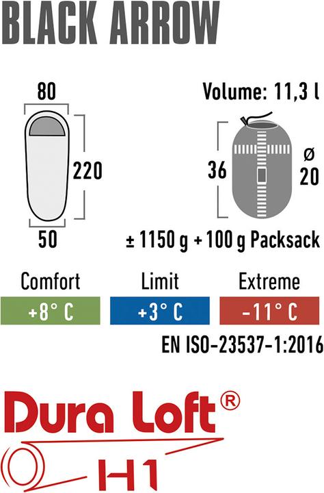 Immagine prodotto High Peak Black Arrow (220 cm)