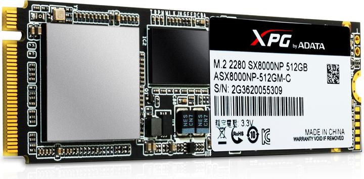 Actual product image Adata Flash SX8000 (512 GB, M.2)