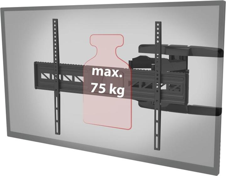 Actual product image Hama FULLMOTION TV Wall Bracket, 5 stars, XL - Mounting kit (connection plate, tilt, etc.) (Wall, 90.31", 75 kg)
