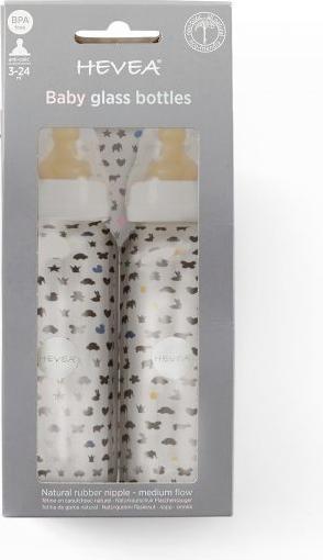 Immagine prodotto Hevea Set di bottiglie 2 pezzi (240 ml)