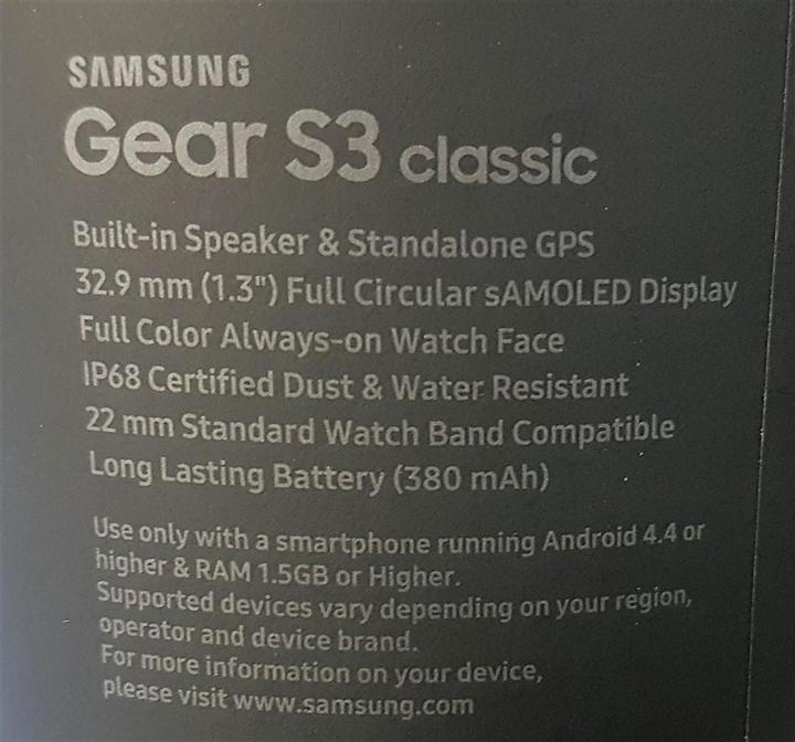 Produktbild Samsung Gear S3 Classic (46 mm)