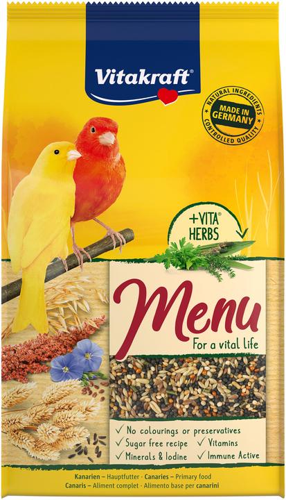 Actual product image Vitakraft Vita menu for canaries (1 x, 1 kg)