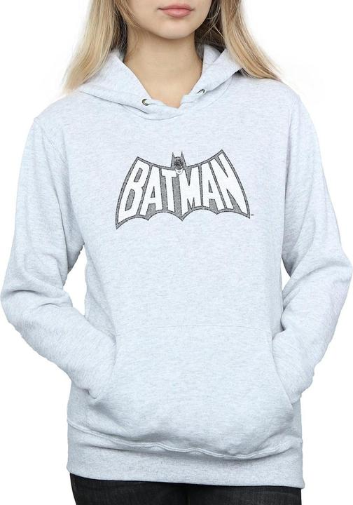 Produktbild Batman Retro Crackle Logo Kapuzenpullover (M)