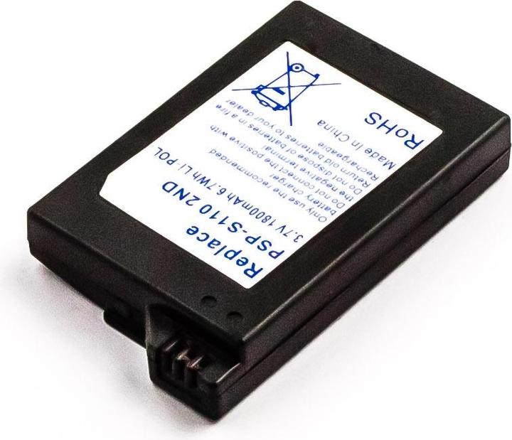 Immagine prodotto AGI 8730 - Batteria - Nero - PSP LITE - Lithium-Ion (Li-Ion) - 1000 mAh - 3.7 V (Accumulatore di carica elettrica)
