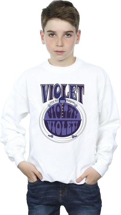 Produktbild Willy Wonka & the Chocolate Factory Violet Turning Violet Sweatshirt Jungen (104)