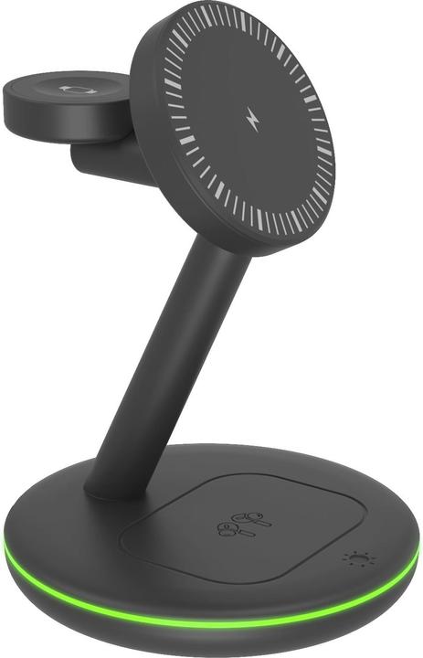 Actual product image Icy Box Inductive/magnetic charging station f. Smartphone/watch/near headphones (15 W)