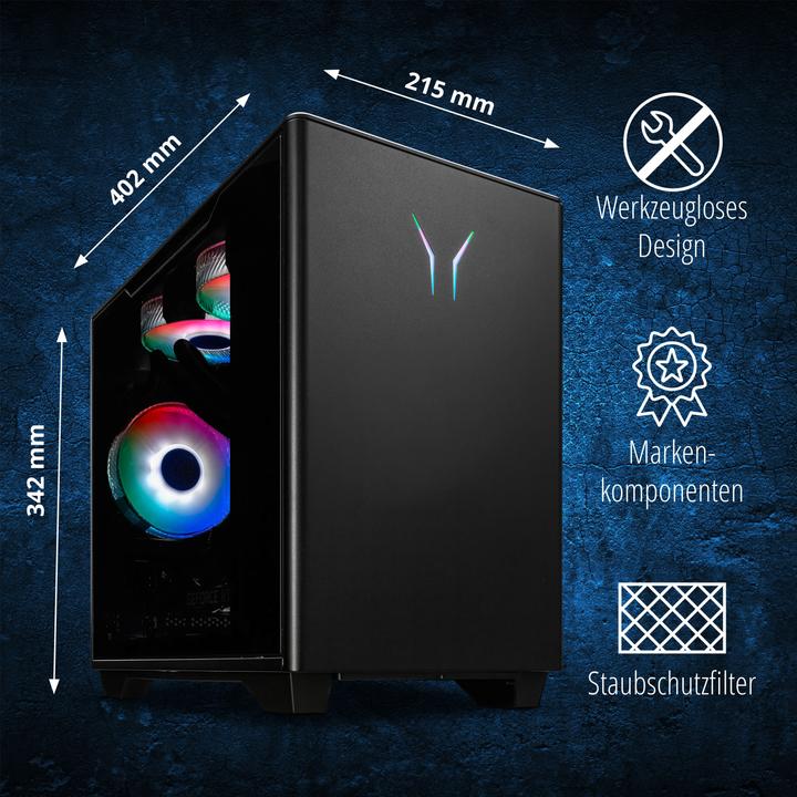 Produktbild Erazer Bandit P20 MD34750 (Intel Core i7-14700F, 16 GB, 1000 GB, GeForce RTX 4060)