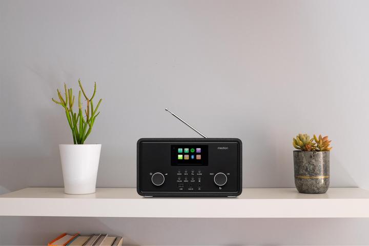 Image du produit Medion MD 88069 Radio Internet noir (Webradio, DAB+ DAB, AM, FM, Bluetooth, WiFi)