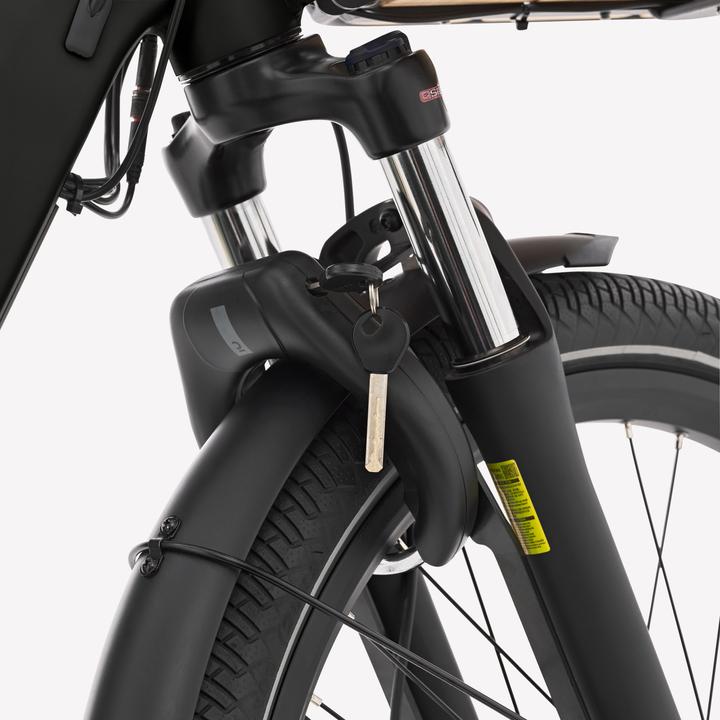 Actual product image Btwin E-cargo bike Cargobike R500E Longtail V2 black