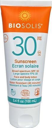 Immagine prodotto Biosolis Latte solare (Latte solare, SPF 30, 100 ml, 144 g)