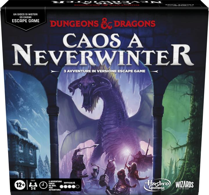Immagine prodotto Hasbro Gaming Dungeons & Dragons: Caos a Neverwinter, un gioco di misteri ed enigmi in versione Escape Game, gioco