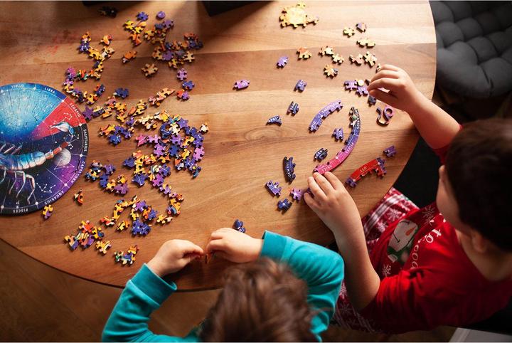 Actual product image Natura Punto Zodiac Wooden Puzzle Virgo (180 pieces)