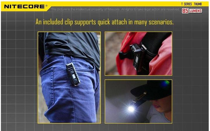 Immagine prodotto Nitecore Pollice (7.40 cm, 85 lm)