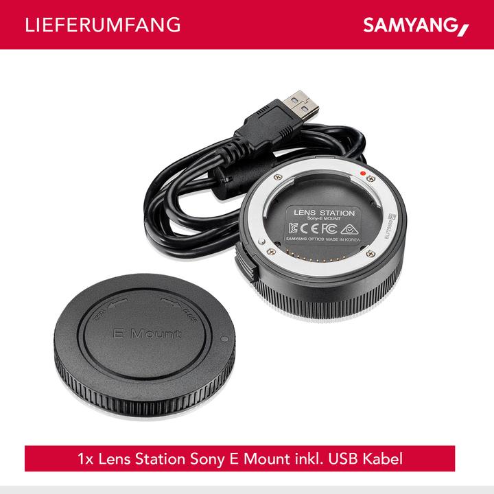 Actual product image Samyang Lens Station