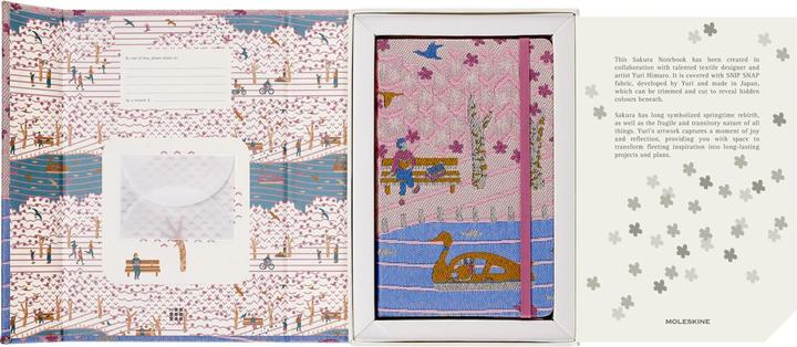Image du produit Moleskine Sakura (A5, À rayures, Couverture rigide)