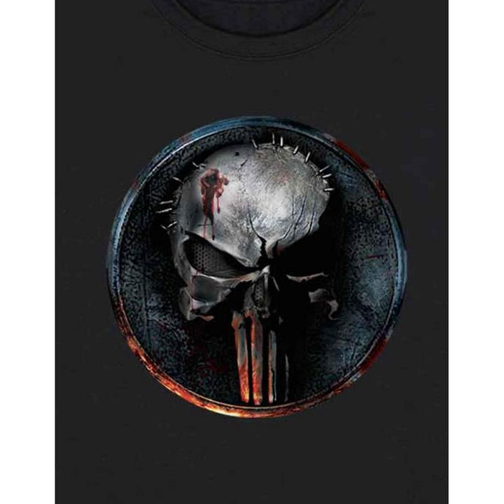 The Punisher Unisex Adult Punisher Gore Skull T-Shirt (M)