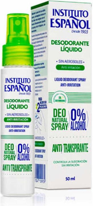 Produktbild Instituto Español Desodorante Liquido Anti Irritacion Spray 50 ml (Spray, 50 ml)