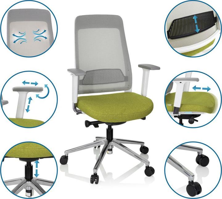 Actual product image Hjh Office Chiaro T2 White