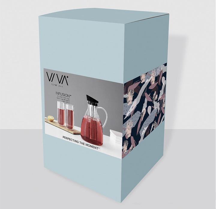 Produktbild Viva Eistee Karaffe Glas/Sil./ES 2l (2 l)