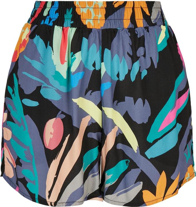 Actual product image Urban Classics Ladies AOP Viscose Resort Shorts - 6330 (4XL)