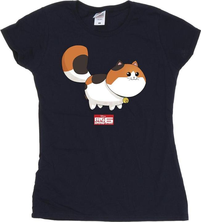 Immagine prodotto Disney Big Hero 6 Baymax Kitten Pose Maglietta Donna (XL)