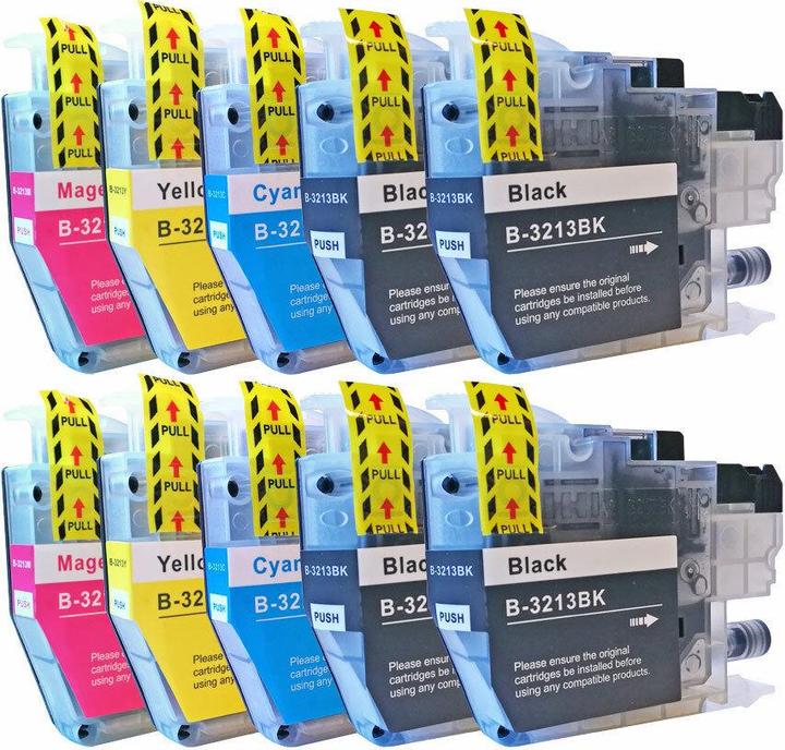 Produktbild Druckfuxx 10 TINTE PATRONEN kompatibel Brother MFC J491 DW MFC J497 DW DCP J572