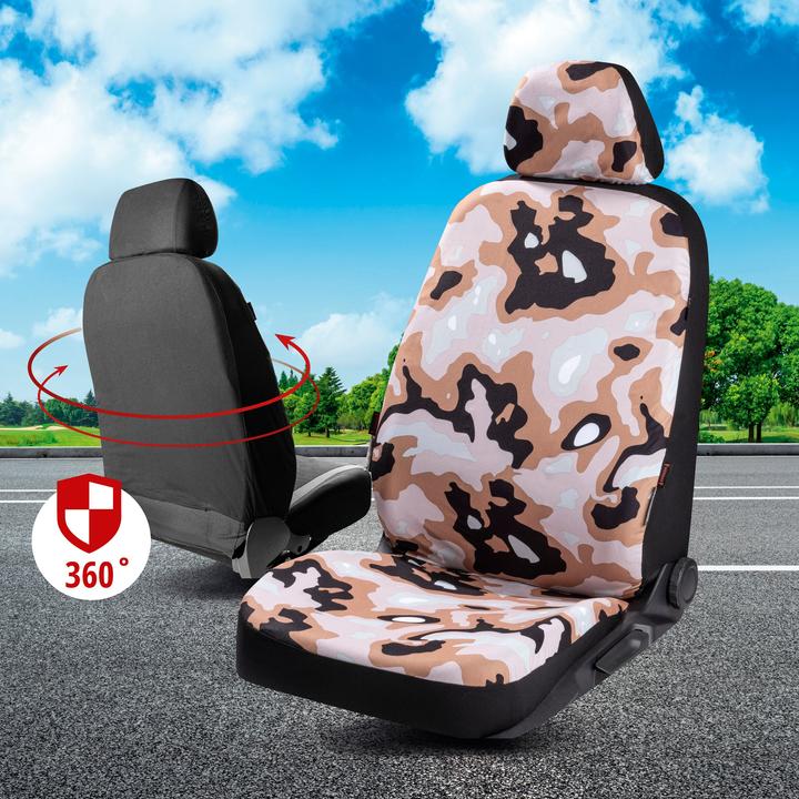 Immagine prodotto CarComfort Coprisedile auto mimetico, Coprisedile auto sedile singolo design mimetico