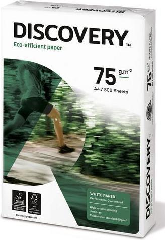 Image du produit Discovery Papier pour imprimante DIN A4 75 g/m² Blanc mat 500 feuilles (75 g/m², 500 x, A4)