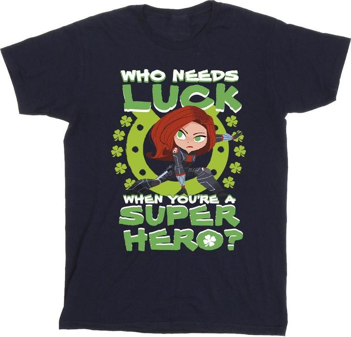 St Patrick's Day Black Widow Luck TShirt