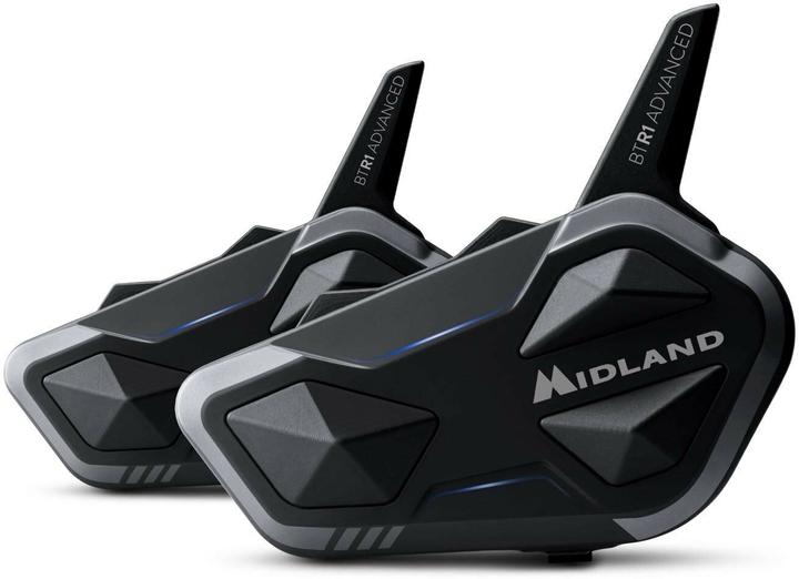 Actual product image Albrecht Midland BTR1 Advanced BT Headset Motorcycle Helmet Twin Set