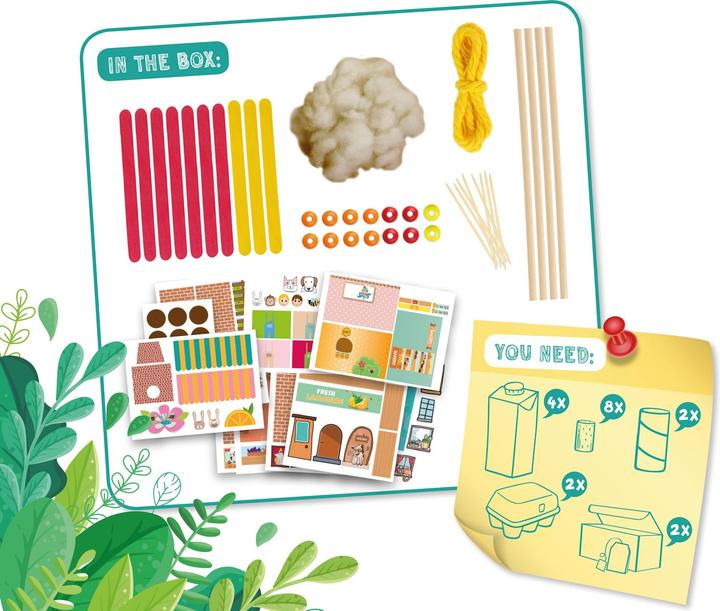 Actual product image Lena Eco Upcycling Village, folding box