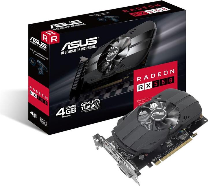 Produktbild ASUS Radeon PH RX 550 4G M7 (4 GB)