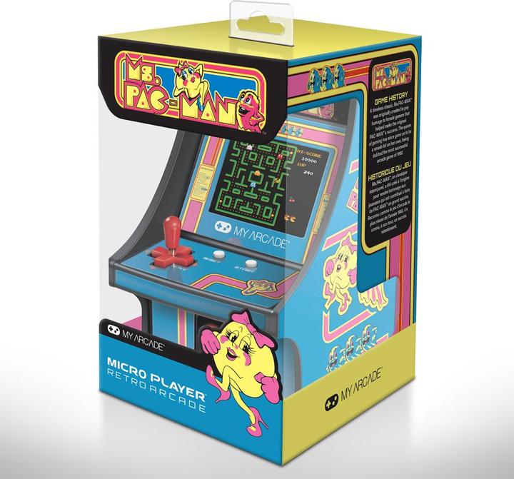 Image du produit MyArcade Mon Arcade MS. Pac-Man Collectible Micro Player Retro Arcade Machine - 6 Inch