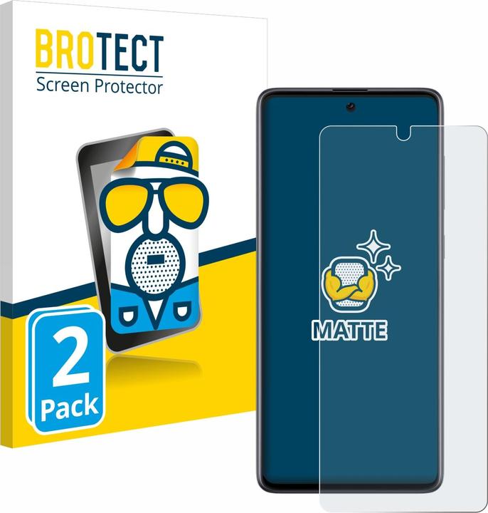 Actual product image BROTECT Anti-glare screen protector matt (2 Piece, Samsung Galaxy A71)