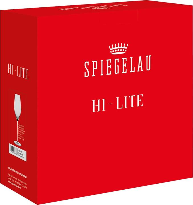 Actual product image Spiegelau Hi-Lite Champagnergläser (34.70 cl, 2 Glasses, Champagne glasses)