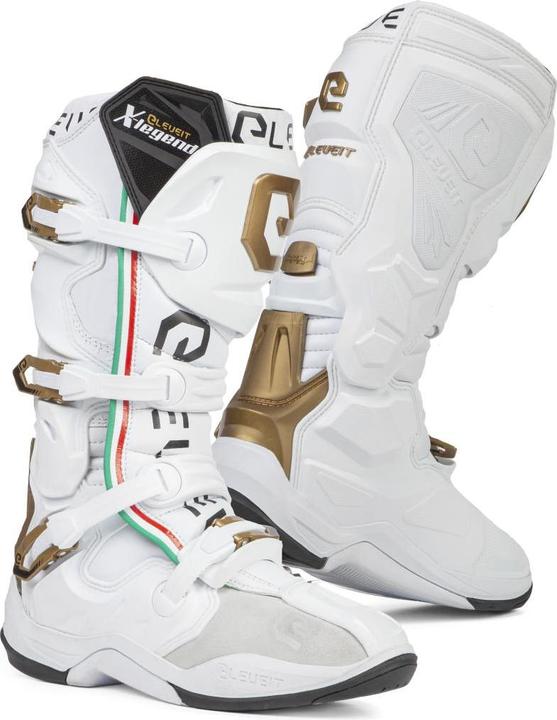 Produktbild Eleveit X LEGEND LIMITED EDITION MX-Stiefel weiss-gold 48 (Herren, 48)