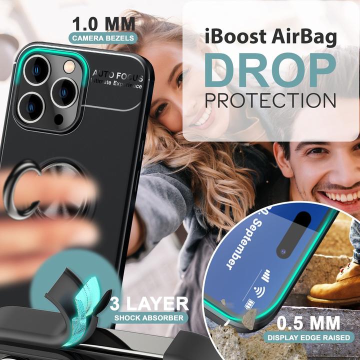 Produktbild Nalia Matte Ring Silikon Hülle (Apple iPhone 16 Pro)
