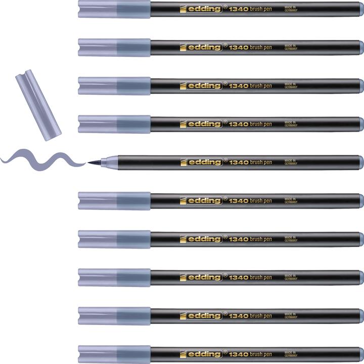 Image du produit Edding Brushpen 1340 (Gris argenté, 1 x)