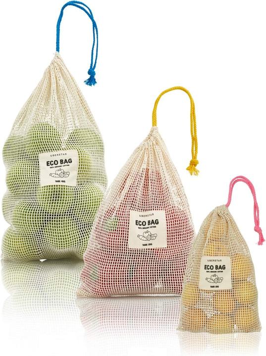 Uberstar Gemüsebeutel 3er-Set