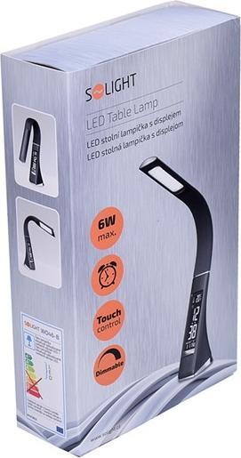 Immagine prodotto Olight Solight LED stolná lampička s displayom, 6W, 4100K, koža, čierna (300 lm)