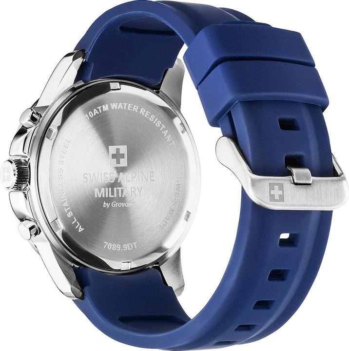 Immagine prodotto Swiss Alpine Military 7089.9835 Cronografo Uomo 44mm 10ATM (Cronografo, 44 mm)