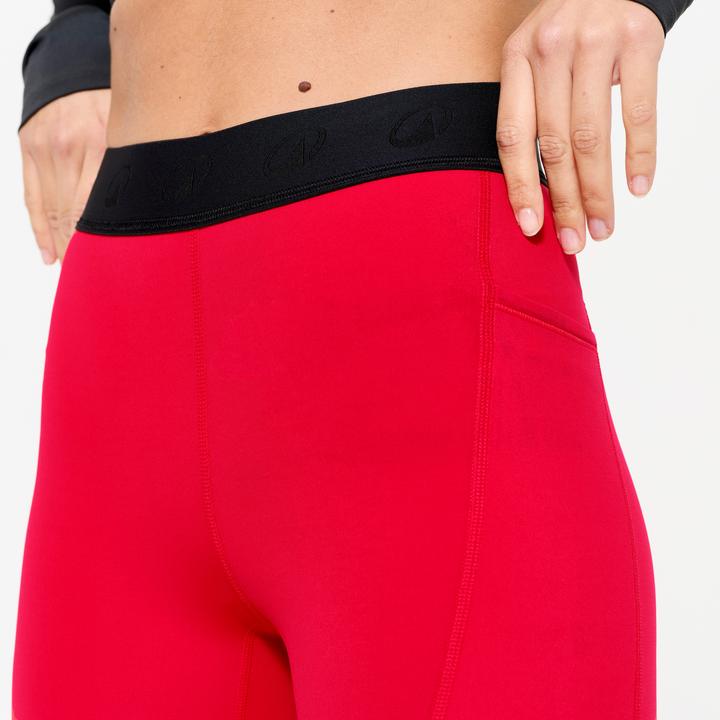 Produktbild Domyos Leggings Damen Elastikbund - rot (W28/L31)