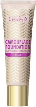 Lovely Camouflage Foundation Matt & Full Coverage (4 Beige)