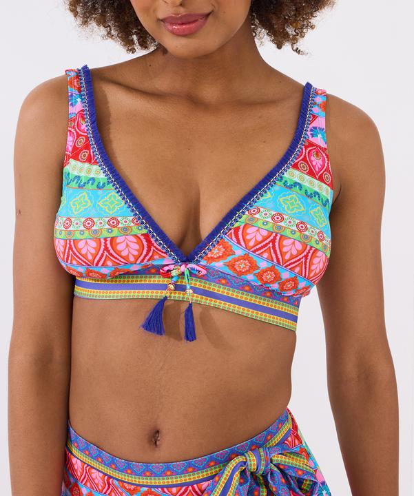 Image du produit Joe Browns Patchwork Tassel Trim Bikini Top (42)