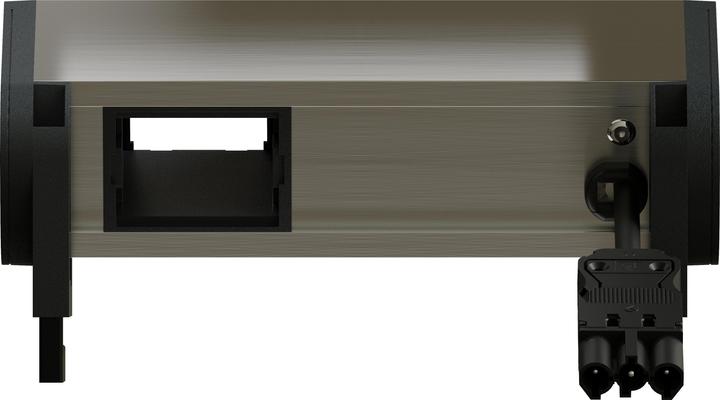 Image du produit IB Connect Unité de prise SUPRA anodisée 1x type 13 1x USB-A/C 1x vide (1 x, Type 13, USB, 0.30 m)