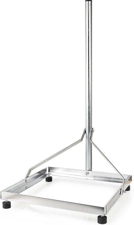 Actual product image Nedis Satellite Balcony Stand / Mast Length: 1.00 m / Maximum Dish Size: 90.0 cm / Base Plate