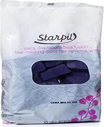 Starpil Streifenloses lila Malva Hartwachs 1kg