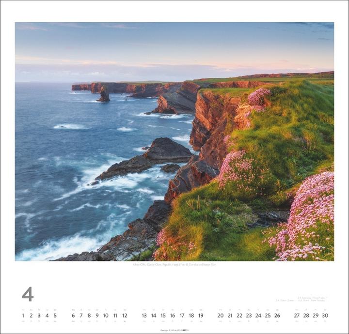 Produktbild Irland Kalender 2026 - Die grüne Insel (48 x 46 cm, Deutsch, Englisch)