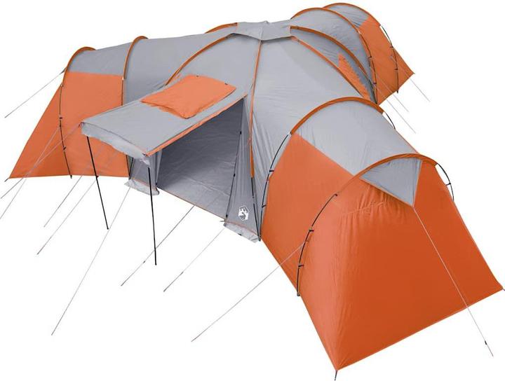 Produktbild VidaXL Campingzelt 12 Personen & Orange 840 x 720 x 200 cm 185T Taft (Kuppelzelt, 24.50 kg, 9+ Personen)